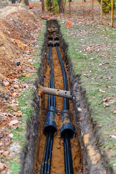 Electrical Line Excavation in Morgantown